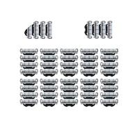 Lames De Rechange For Tête De Rasoir, Compatibles Avec Gillette, Mach 3, Pièces De Rechange For Rasoir Manuel(48 Pcs)