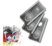 Lames de rechange Genisys en acier inoxydable compatibles avec les tondeuses-robots Scheppach RoboCut et Practixx PX-RRM - LongLife - 1 trou incassable [testé DIN EN 50636], pièce:30