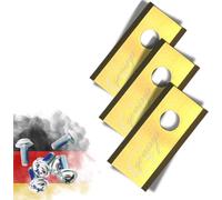 Lames de rechange Genisys Titan compatible avec le robot de tonte LUX-TOOLS A-RMR-300-24 - LongLife - 1 trou incassable [testé DIN EN 50636], pièce:30