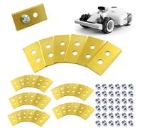 Lames de rechange, Lames pour tondeuses robotisées, compatibles avec TOUTES les séries de tondeuses robotisées Mammotion Luba et YUKA, lames de rechange - LongLife - double trou - incassable (36 PCS)