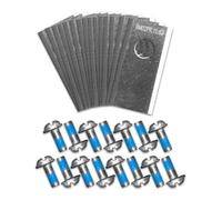 Lames de rechange - LAWNMASTER - Pack de 15 - Acier inoxydable - Installation facile - Compatible VRM16 DM15 VBRM20D