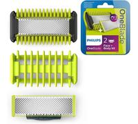 Lames de rechange originales Philips OneBlade avec kit corps, lot de 2, QP620/50