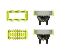 Lames de rechange - PHILIPS - OneBlade QP624/50 - Acier inoxydable - 2 lames - Protection peau