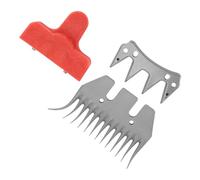 Lames de rechange pour cisaillement de mouton, ensemble de lames de tondeuse à laine incurvées à 13 dents en acier inoxydable pour moutons, chèvres, agneaux, toilettage à pelage