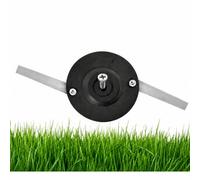 Lames de Rechange pour Coupe-Bordure Einhell - Lot de 4 Lames en Acier Inoxydable avec Plaque de Protection - Compatibles avec GE-CT 18 LI, silver blades