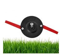 Lames de Rechange pour Coupe-Bordure Einhell - Lot de 4 Lames en Acier Inoxydable avec Plaque de Protection - Compatibles avec GE-CT 18 LI, red baldes