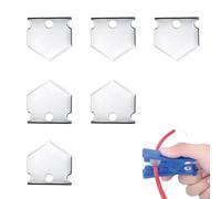 Lames de rechange pour coupe-tuyaux, lot de 6 lames PTFE/PEX pour tuyaux en PVC, tuyau en caoutchouc, outils de coupe de tuyau hydraulique