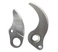 Lames de rechange pour sécateurs, 1 jeu de lames 7, 6 cm en acier à haute teneur en carbone avec trous 6 mm et 16 mm, pièces rechange pour sécateurs jardinage