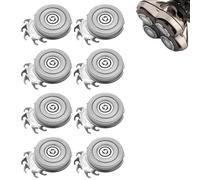 lames de rechange pour tête de rasoir compatibles avec le rasoir Sku*l Pitbull Gold PRO, lame de rechange pour 4 têtes (Paquet de 8)