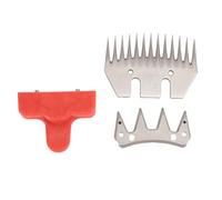 Lames de Rechange pour Tondeuse à Chèvre, Cisailles à Moutons, Lame de Cisaille Professionnelle en Acier Inoxydable pour Moutons, Alpagas, Chèvres, 13 Dents Droites, 4 Dents avec