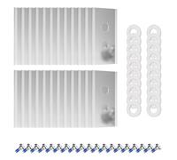 Lames de rechange pour tondeuse à gazon, kit de 24 lames robustes compatibles avec tous les modèles de tondeuse robot Mammotion, Luba, Yuka, avec vis et rondelles