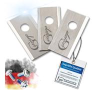 Genisys Lames de Rechange en Acier Inoxydable Compatible avec Ecovacs Goat Les tondeuses-Robots - 1 Trou incassable, pièce:9