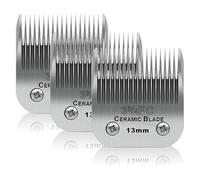 Lames de rechange pour tondeuses pour animaux, adaptées aux modèles Andis, Oster A5, Wahl, Heiniger, Moser Max 50 et autres. Taille 3FC (13 mm), lot de trois