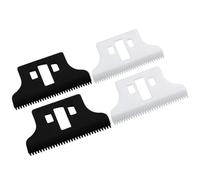 Lames de Rechange Professionnelles Large Type T Double #2215 - Lame Couteau Mobile en Céramique Zircone - Compatible avec Tondeuse à Cheveux Wahl 5 Star Detailer avec Fil/Sans Fil (Multicolore, 4)