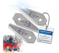 Lames de rechange tondeuses robotisées Bosch Indego en acier inoxydable LongLife : 9