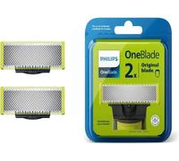 Lames De Remplacement - Philips - Oneblade - Acier Inoxydable - Compatible Tous Modèles - Lot De 2