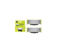 Lames de remplacement - PHILIPS - OneBlade QP220/51 - Pack de 2 - Acier inoxydable - Sans fil
