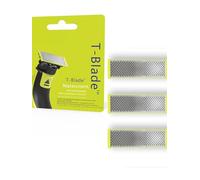 Lames de Remplacement T-Blade Compatibles Avec Les Rasoirs OneBlade | Haute Précision | Acier Inox | Longue Durée - Pack de 3 unités
