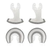 Lames de scie 4 pièces, outil de retrait de coulis, lame multi-outils, outil de mortier, outil de retrait de coulis de terrasse, accessoires multi-outils, lame de maçonnerie multi-outils