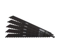 Lames De Scie À Détente Draper Pour Bois Et Plastique 225Mm 3Tpi 5Pk 38589