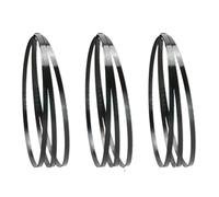 Lames de scie à ruban, 3 lames de scie à ruban 6TPI x 6 mm de large, lame de scie à ruban à courbe droite, ruban de scie à bois multi-longueurs Lames de scie à ruban (88 1/4 x 1/4 pouces)