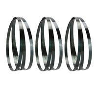Lames de scie à ruban, lame de scie à ruban portable de 9,5 mm de large, 3/8" de largeur 14 TPI Lames de scie à ruban 1400 1425 1570 1750 mm Lame de scie à ruban pour la coupe 3 pièces (1750 mm)