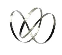 Lames de scie à ruban Lot de 3 lames de scie à ruban for os de viande 16 x 0,5 x 1650 mm en acier inoxydable