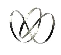 Lames de scie à ruban Lot de 3 lames scie à ruban en acier inoxydable for viande et os 1650 x 16 0,5 mm