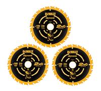 Lames De Scie Circulaire Dewalt Extreme Pour Bois 190 X 30Mm X 24T 3 Pk DT10399