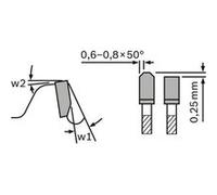 Bosch Accessories Expert for Aluminium 2608644112 Lame de scie circulaire 254 x 30 x 2 mm Nombre de dents: 80 1 pc(s)