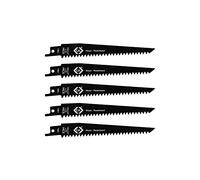 CK T0821 - Lames de scie sabre HCS 6 tpi, lot de 5