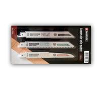 Lames de scie sabre - PARKSIDE - 9 pièces - Acier - Compatible avec scies sabres standards