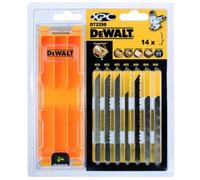 Lames de scie sauteuse DEWALT, assortiment de 14 pièces, pour bois stratifié PVC