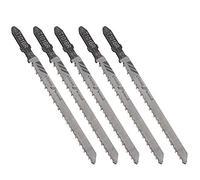 Lames de scie sauteuse Maso 5 pcs T101br scies sauteuses Lame de scie sauteuse Lame universelle Jig Assortiment en métal pour la coupe de bois en PVC et coupe Plus - Bosch, Dewalt