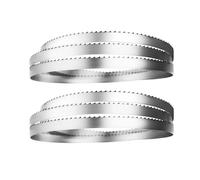 Lames de scies à ruban, Lot de 2 lames scie à ruban 1750 x 16 0,56 mm 4 TPI, remplacement for le travail du bois, la découpe viande et d'aliments