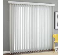 Lames de store vertical sur mesure à occultation de 60% 98 mm de large pour le bureau à domicile - Lames de remplacement avec crochets, poids et chaîne inclus - Dimensions 70 cm x 140 cm (27,6 x 55