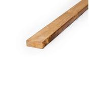 Lames de terrasse BioMaderas - En teck - Largeur : 50 mm - Épaisseur : 19 mm, marron