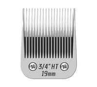 Lames de toilettage Amovibles HT 3/4" compatibles avec OSTE-r A5,Wah-l KM10/Mose-r 45/Mastercli-p A5,Longueur de Coupe 3/4" (19 mm)
