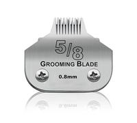 Lames de toilettage Amovibles pour Chiens avec Bout de 5/8 de Large,compatibles avec Les tondeuses Andis,Oster A5,Wahl KM10/Moser 45/Masterclip A5,Longueur de Coupe 1/32"