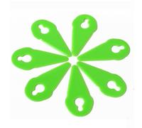Lames de Tondeuse en Plastique,50 PCS Lames en Plastique de Rechange Lame Coupe Bordure Tondeuse à Gazon pour Jardin et Pelouse Coupe Bordures