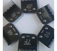 Lames de tondeuse pour animaux de compagnie Oster Série SRGC #3F, #4F, #5F, #7F, #10, #40 - Ajustement universel, Noire 5F,7F,4F,40#,3F,10#UnicoloreAcier au carbone