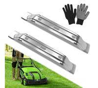 Lames de Tondeuses,2 Pièces Lames de Rechange en Acier Inoxydable 20cm,Lame Tondeuse,pour Tondeuses Robotisées Stihl iMOW RMI 422/422P/422PC,Viking MI 632/632P/632C/632PC