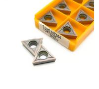 Lames de tournage en carbure for tour CNC, 10 pièces, TCMT16T304 TCMT16T308 VP15 U6020, for acier inoxydable(TCMT16T304 VP15)