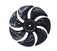 Lames de ventilateur de rechange à sept pales pour ventilateurs de sol circulateurs d'air, 25 cm de diamètre, construction en plastique pour une performance de circulation d'air fiable (noir)