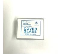 Lames de verre de Microscope, lamelles de verre carrées 18 * 18mm 20 * 20mm 22 * 22mm 24 * 24mm 24 * 32mm 24 * 40mm 100 pièces(24 x 40 mm 100 Pcs)