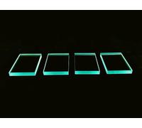 Lames de verre sodium-calcium for laboratoires - 1 pièce de verre de protection transparent for l'observation des échantillons(15 * 15 * 1mm*200)