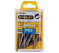Lames de vissage longues Pozidriv PZ2 50 mm - 10 pièces - 1-68-926 - STANLEY