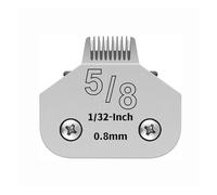 Lames Détachables For Toilettage De Chiens, Embout Large De 5/8 Po, Compatibles Avec Les Tondeuses Oster, A5 Et Wahl, KM10, Longueur De Coupe: 1/32 Po