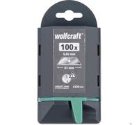 Wolfcraft Lames trapézoïdales 4309000 Profi 0,65 x 61 mm 100 pièces