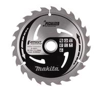 Lame circulaire efficut MAKITA E-12217, pour bois, 165x20MM, 24D